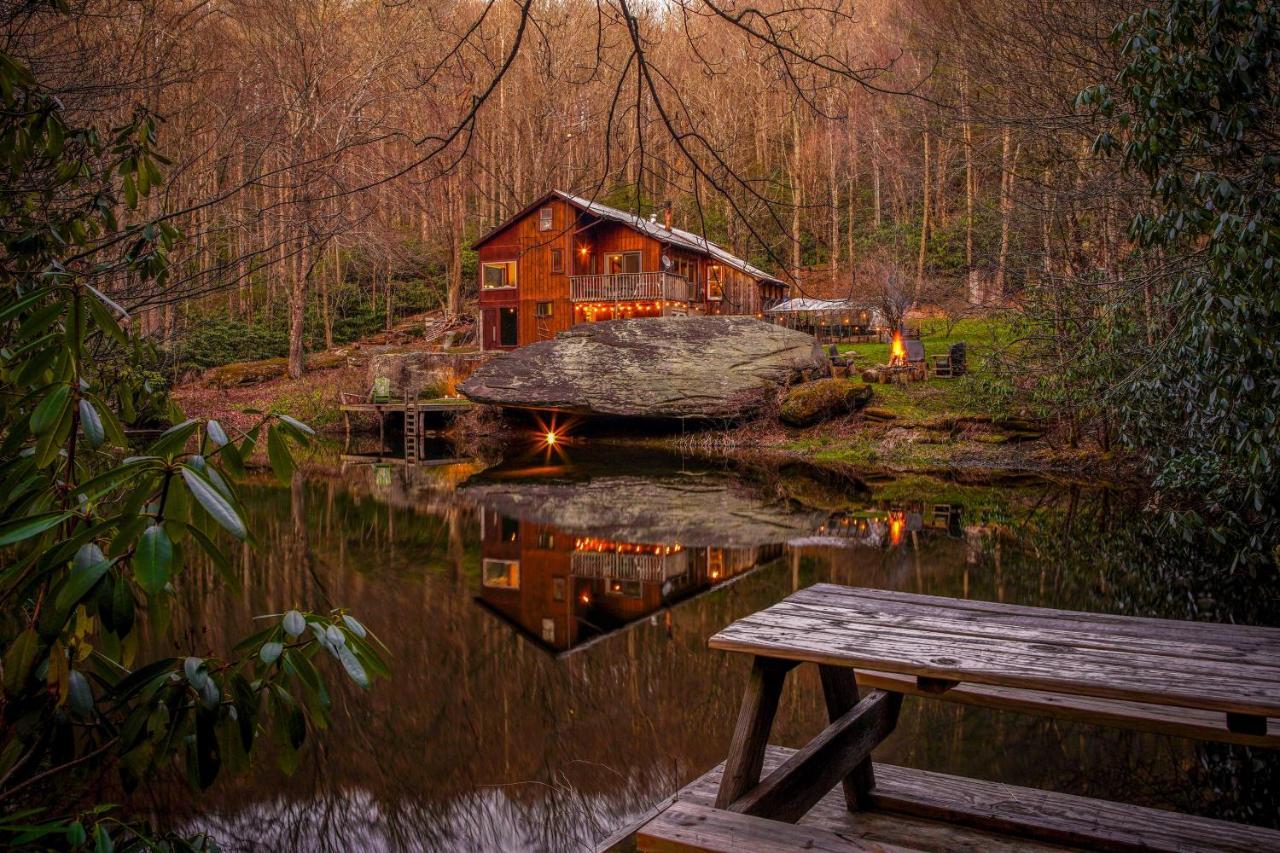 Serene Mountain Getaway, Hot Tub, Sauna, Lake View, Swim, Fish, Hiking, Ev Plugin Villa Boone Exterior photo